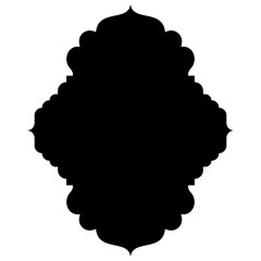 Islamic Label Emblem Shape Glyph Pictogram symbol visual illustration