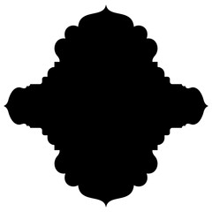 Label Emblem Shape Glyph Pictogram symbol visual illustration Exquisite Label Emblem Shapes: Turkish, Iranian & Arabic Traditional Glyphs for Ramadan & Eid Banners