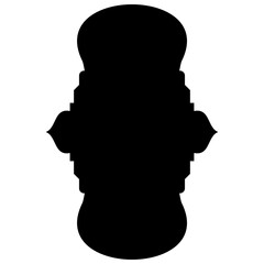 Islamic Label Emblem Shape Glyph Pictogram symbol visual illustration