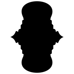 Islamic Label Emblem Shape Glyph Pictogram symbol visual illustration