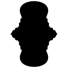 Islamic Label Emblem Shape Glyph Pictogram symbol visual illustration