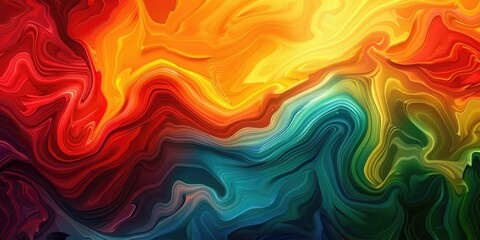 Fototapeta premium Radiant Burst: An Explosion of Vibrant Colors