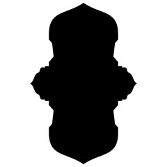 Islamic Label Emblem Shape Glyph Pictogram symbol visual illustration