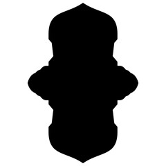 Islamic Label Emblem Shape Glyph Pictogram symbol visual illustration