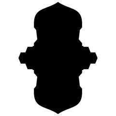 Islamic Label Emblem Shape Glyph Pictogram symbol visual illustration