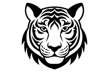 tiger head vector