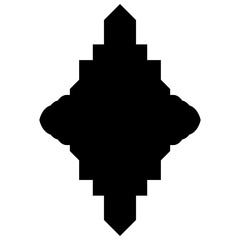 Islamic Label Emblem Shape Glyph Pictogram symbol visual illustration