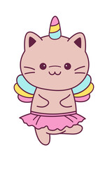 Kawaii Unicorn Daydreams, Cute Unicorn Illustrations for All Projects