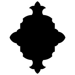 Islamic Label Emblem Shape Glyph Pictogram symbol visual illustration