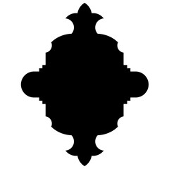 Islamic Label Emblem Shape Glyph Pictogram symbol visual illustration