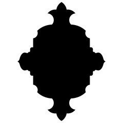 Islamic Label Emblem Shape Glyph Pictogram symbol visual illustration