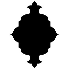 Islamic Label Emblem Shape Glyph Pictogram symbol visual illustration