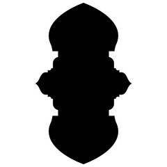 Islamic Label Emblem Shape Glyph Pictogram symbol visual illustration