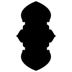 Islamic Label Emblem Shape Glyph Pictogram symbol visual illustration