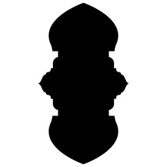 Islamic Label Emblem Shape Glyph Pictogram symbol visual illustration