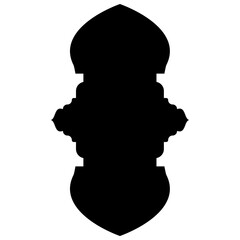Islamic Label Emblem Shape Glyph Pictogram symbol visual illustration