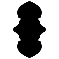 Islamic Label Emblem Shape Glyph Pictogram symbol visual illustration