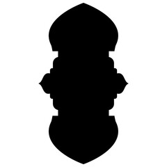 Islamic Label Emblem Shape Glyph Pictogram symbol visual illustration