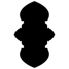 Islamic Label Emblem Shape Glyph Pictogram symbol visual illustration