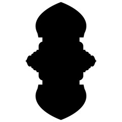 Islamic Label Emblem Shape Glyph Pictogram symbol visual illustration