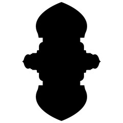 Islamic Label Emblem Shape Glyph Pictogram symbol visual illustration