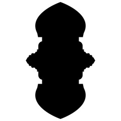 Islamic Label Emblem Shape Glyph Pictogram symbol visual illustration