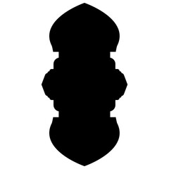 Islamic Label Emblem Shape Glyph Pictogram symbol visual illustration