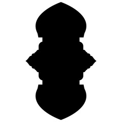 Islamic Label Emblem Shape Glyph Pictogram symbol visual illustration