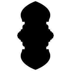 Islamic Label Emblem Shape Glyph Pictogram symbol visual illustration