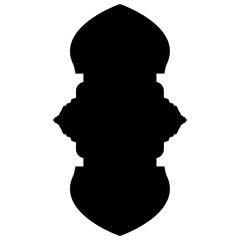Islamic Label Emblem Shape Glyph Pictogram symbol visual illustration