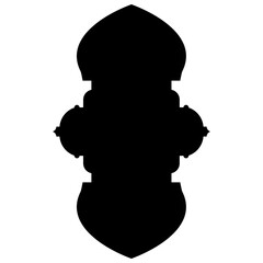 Islamic Label Emblem Shape Glyph Pictogram symbol visual illustration