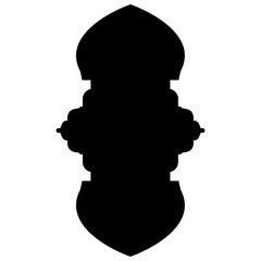 Islamic Label Emblem Shape Glyph Pictogram symbol visual illustration