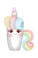 Kawaii Unicorn Daydreams, Cute Unicorn Illustrations for All Projects
