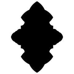 Islamic Label Emblem Shape Glyph Pictogram symbol visual illustration