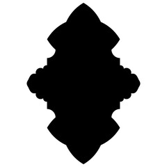 Islamic Label Emblem Shape Glyph Pictogram symbol visual illustration