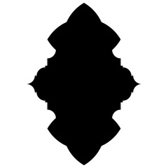 Islamic Label Emblem Shape Glyph Pictogram symbol visual illustration