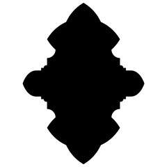 Islamic Label Emblem Shape Glyph Pictogram symbol visual illustration
