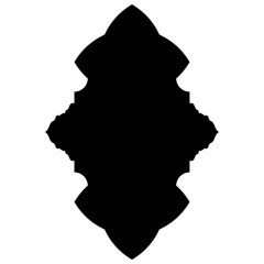 Islamic Label Emblem Shape Glyph Pictogram symbol visual illustration
