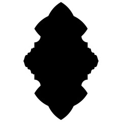 Islamic Label Emblem Shape Glyph Pictogram symbol visual illustration