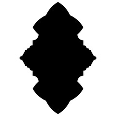 Islamic Label Emblem Shape Glyph Pictogram symbol visual illustration