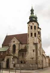 Fototapeta na wymiar View of the St. Andrew's church. Location vertical. Krakow.Poland.
