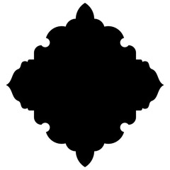 Islamic Label Emblem Shape Glyph Pictogram symbol visual illustration