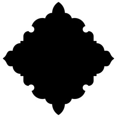 Islamic Label Emblem Shape Glyph Pictogram symbol visual illustration