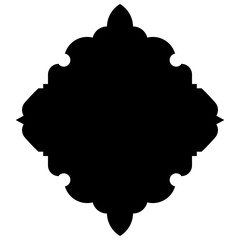 Islamic Label Emblem Shape Glyph Pictogram symbol visual illustration