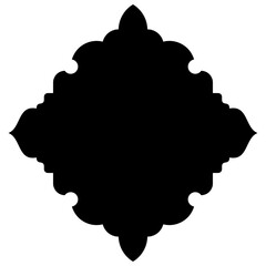 Islamic Label Emblem Shape Glyph Pictogram symbol visual illustration