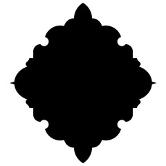 Islamic Label Emblem Shape Glyph Pictogram symbol visual illustration