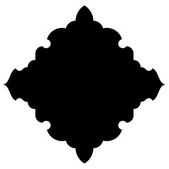 Islamic Label Emblem Shape Glyph Pictogram symbol visual illustration