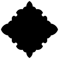 Islamic Label Emblem Shape Glyph Pictogram symbol visual illustration