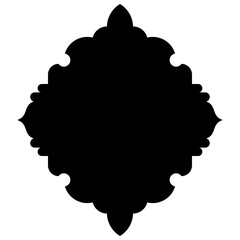 Islamic Label Emblem Shape Glyph Pictogram symbol visual illustration