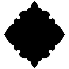 Islamic Label Emblem Shape Glyph Pictogram symbol visual illustration